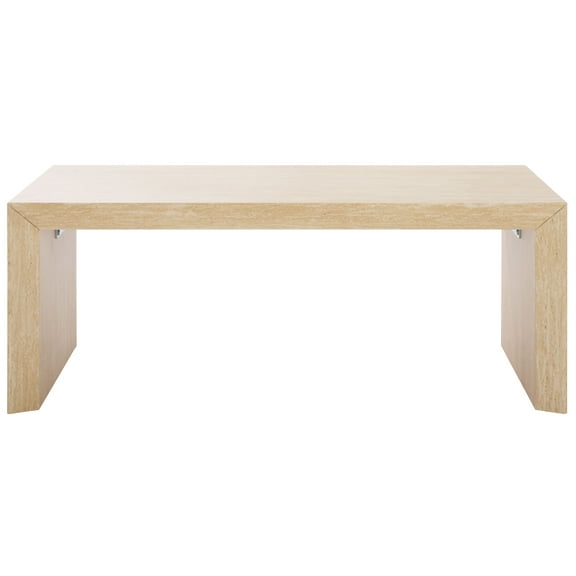 Safavieh Woodrow Modern Wood Coffee Table, Faux Travertine