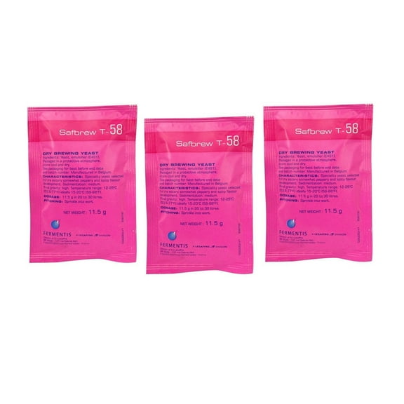 Safbrew T-58 (3 ct.11.5 g Packs)