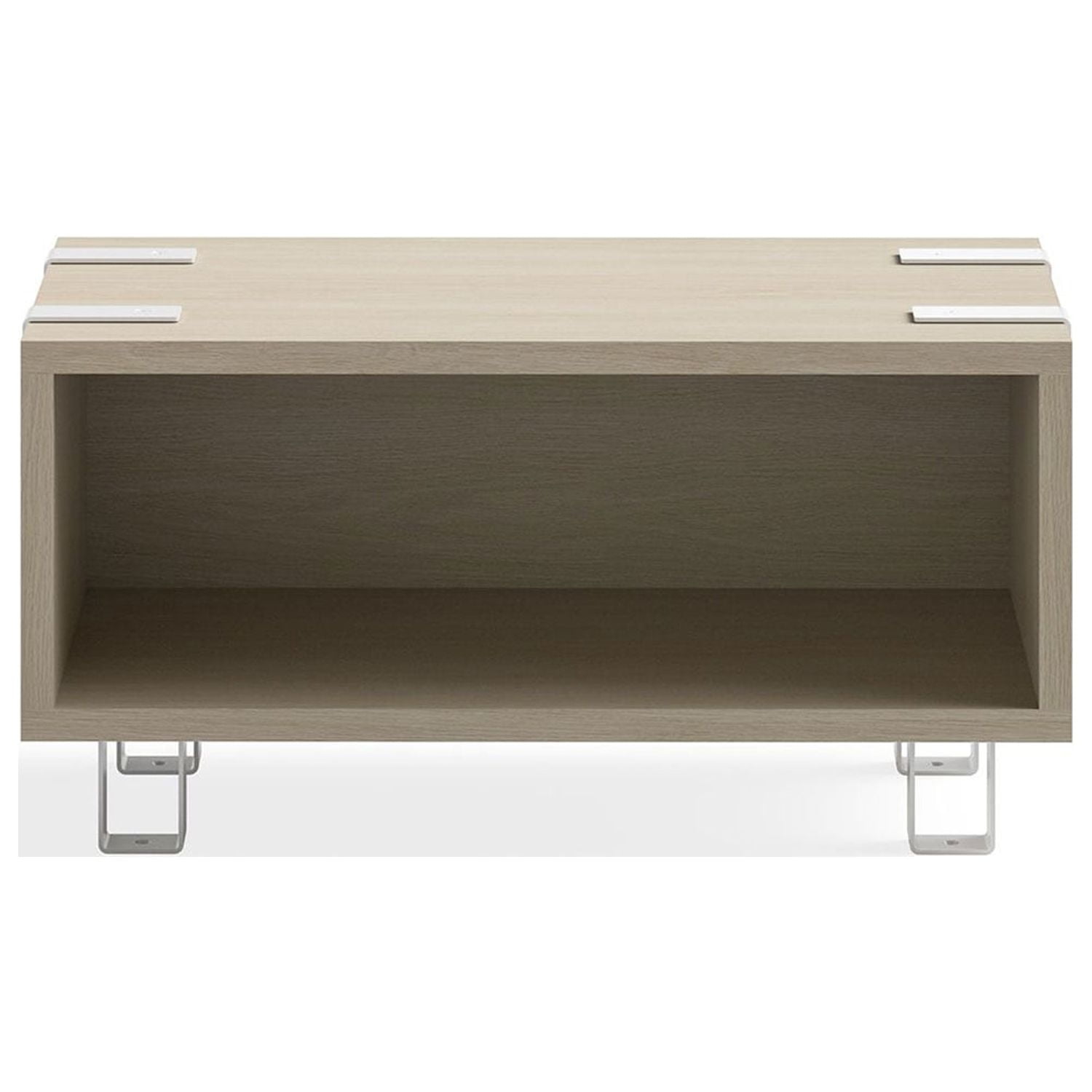Modern Beige & White Laminated Wood Stackable Office Storage