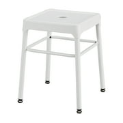 Safco 18" Nylon Steel Backless Guest Stool in White