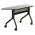 thumbnail image 1 of Safco 2040GRBL Rumba Trapezoid Table - Gray & Black - 29.5 x 60 x 24 in., 1 of 2