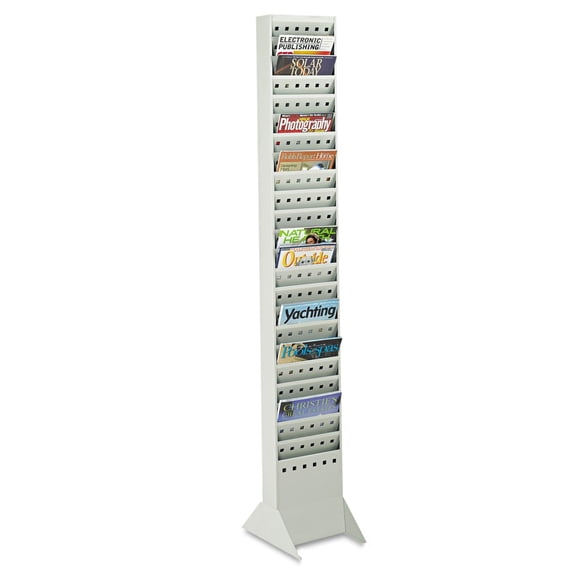 Safco 23-Pocket Steel Magazine Rack