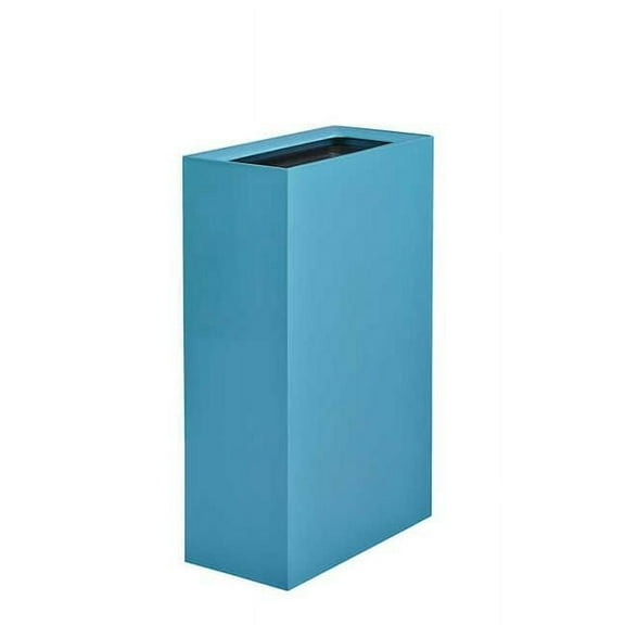 Safco  29 gal Mixx Recycling Center, Rectangular Receptacle - Blue