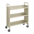 thumbnail image 1 of Safco 3 Shelf Book Cart in Sand, 1 of 3