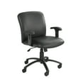 thumbnail image 1 of Safco Uber Big and Tall Mid Back Armless Task Office Chair in Black Vinyl, 1 of 3