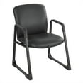thumbnail image 1 of Safco Uber Big and Tall Guest Chair in Black Vinyl with Sled Base, 1 of 3