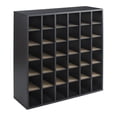 thumbnail image 1 of Wood 36Compartment Mail Sorter, Black, 1 of 3