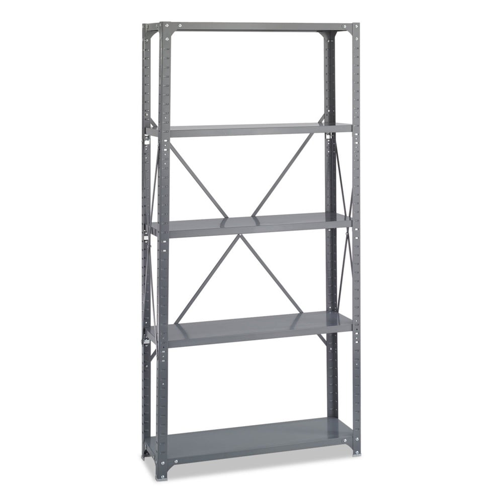 Gray Heavy Duty Steel 5-Shelf Industrial Shelving Unit