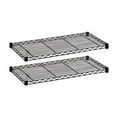 thumbnail image 1 of Safco Industrial Wire Extra Shelve - 36" x 18" x 1.5" - 2 x Shelf(ves) - 1000 lb Load Capacity - Leveling Glide - Black - Powder Coated - Steel - Assembly Required, 1 of 2