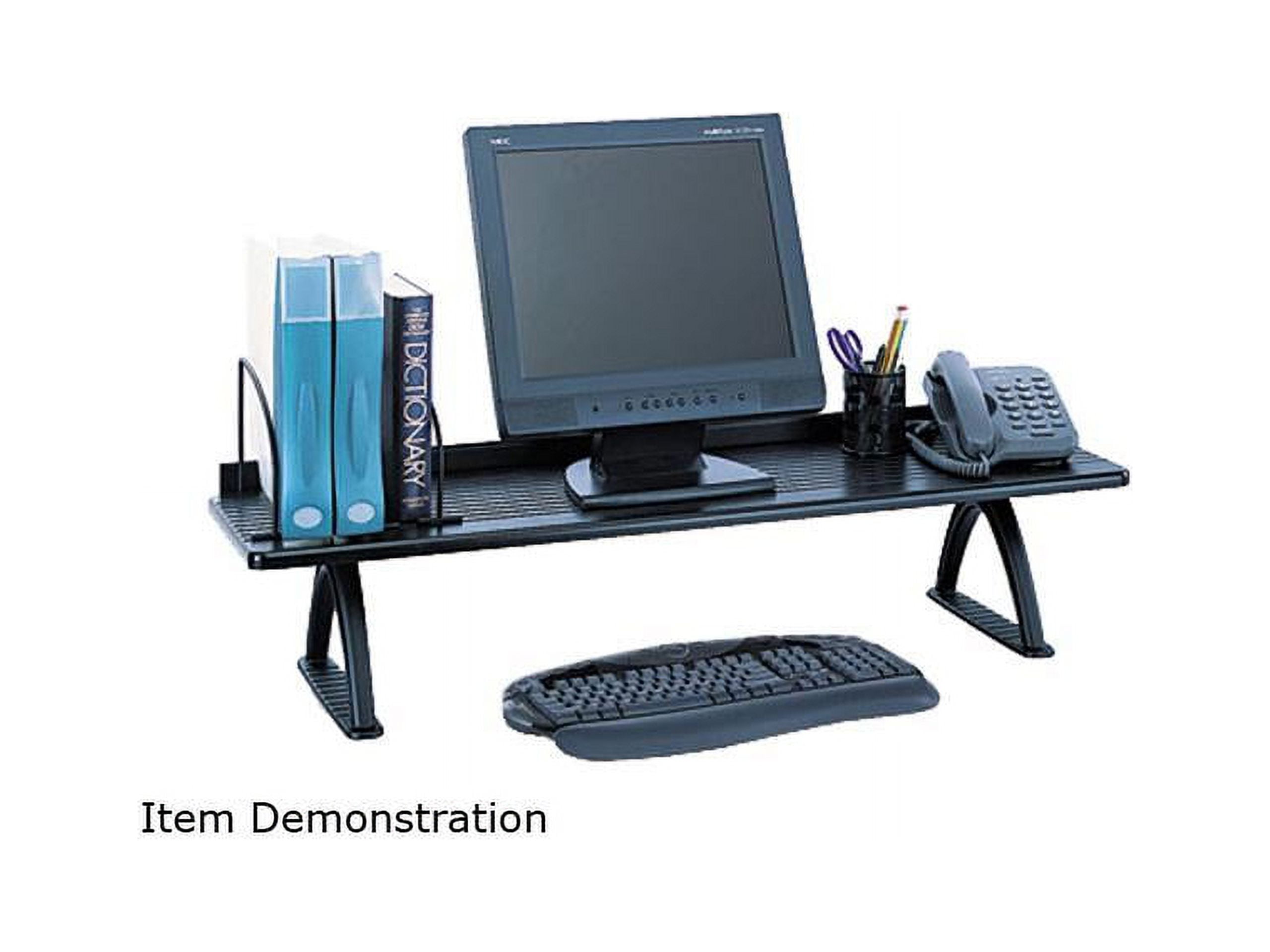 Safco 3603BL Value Mate Desk Riser, 100-Pound Capacity, 42 x 12 x 8, Black Sansujyuku sansujyuku.com