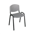 thumbnail image 1 of Safco Stack Stacking Chair in Charcoal (Set of 4), 1 of 4