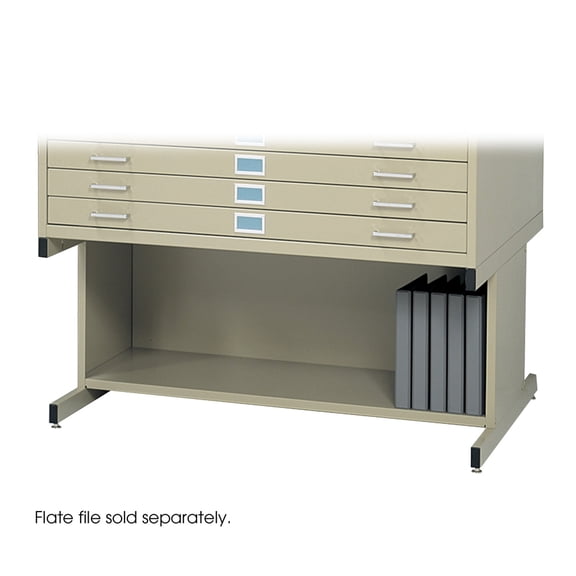 Safco Open 20"H Base for Flat File Cabinet in Tropic Sand