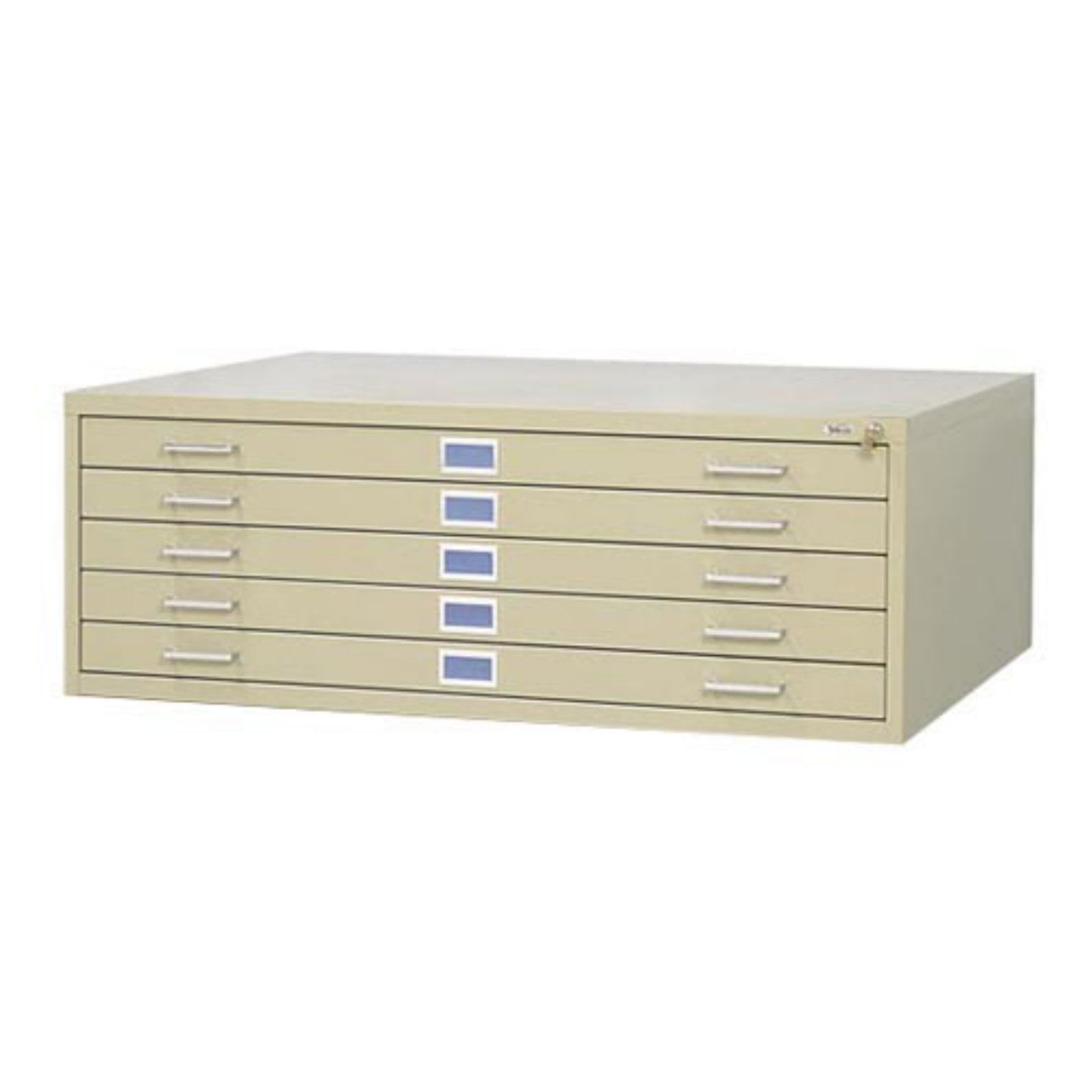 Safco 5 Drawer Metal Flat Files for 24" x 36" Documents in
