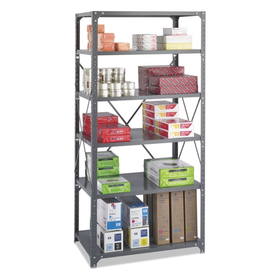 Safco 6 Shelf Steel Comercial Shelving