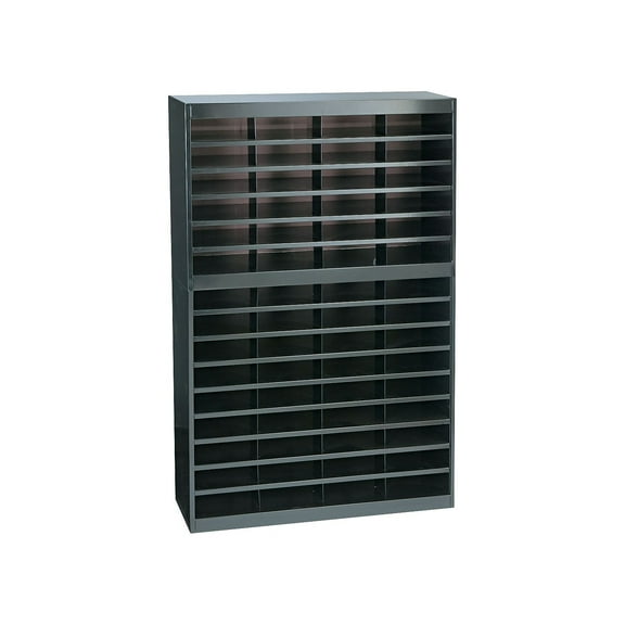 Safco 60 Compartment EZ STOR Literature Organizer Black 9231BLR