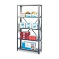 thumbnail image 1 of Safco 36 x 18 Commercial 5 Shelf Kit in Dark Grey Finish, 1 of 6
