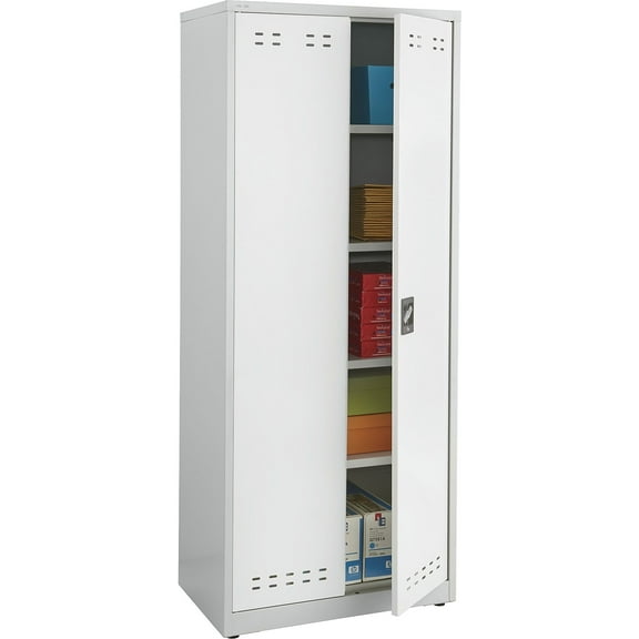 Safco 72"H Steel Storage Cabinet in Gray