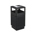 thumbnail image 1 of Safco Canmeleon Ash/Trash Receptacle Square Polyethylene 38gal Textured Black 9477BL, 1 of 2
