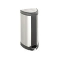 thumbnail image 1 of Safco Stainless Step-On 10 Gallon Receptacle in Stainless Steel, 1 of 4