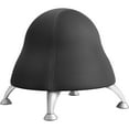 thumbnail image 1 of Safco Active Low Profile Vinyl Upholstered Ball Chair in Black, 1 of 4