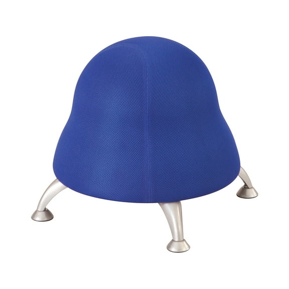 Safco Active Low Profile Vinyl Upholstered Ball Chair in Blue