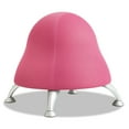 thumbnail image 1 of Safco Active Low Profile Vinyl Upholstered Ball Chair in Pink, 1 of 4
