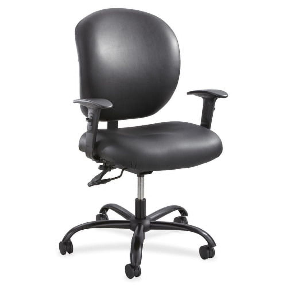 ErgoFlex 360 Black Nylon Adjustable Task Chair with 5-Star Base
