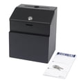 thumbnail image 1 of Safco Black Locking Suggestion Box in Black, 1 of 5