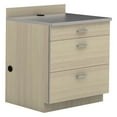 thumbnail image 1 of Safco Break Room Three Drawer Base Cabinet Vanilla/Gray 36H x 36W x 25D 1703VS, 1 of 4