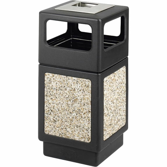 Safco Canmeleon Series Outdoor Panel Side Opening Receptacle (Large)