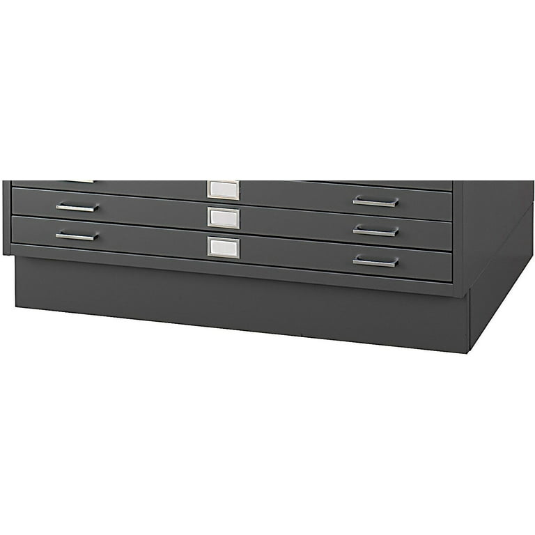 Safco Flat File Closed Base for 4996 and 4986 Steel Black
