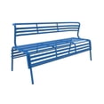 thumbnail image 1 of Safco CoGo Steel Outdoor/Indoor Bench Blue 4368BU, 1 of 2