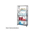thumbnail image 1 of Safco Commercial Steel Shelving Unit, Five-Shelf, 36w x 24d x 75h, Dark Gray, 1 of 5