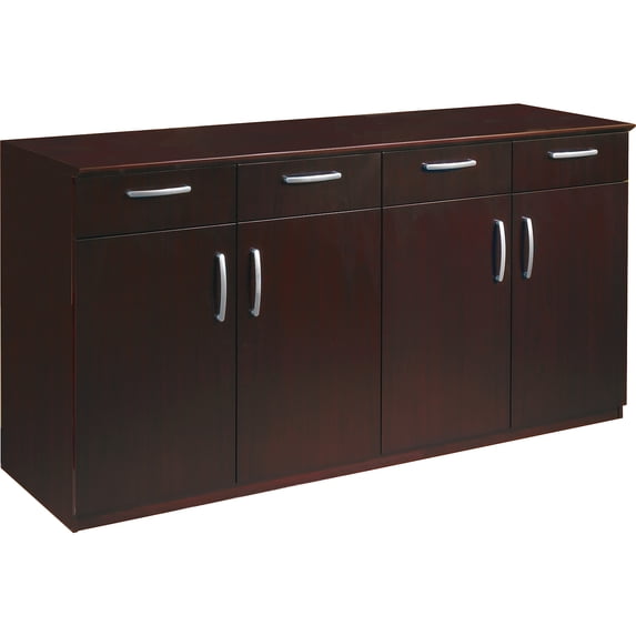 Safco Corsica Conference Room Buffet Credenza Mahogany 36Hx72Wx22D VBCZMAH