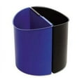 thumbnail image 1 of Safco Desk-Side Recycling Receptacle, 3 gal, Black/Blue (9927BB), 1 of 1