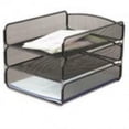 thumbnail image 1 of Safco Desk Tray, Three Tiers, Steel Mesh, Letter, Black, 1 of 1