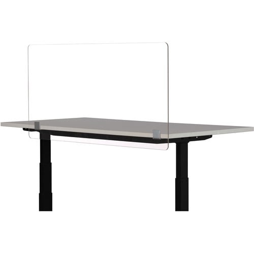 Clear Acrylic Tabletop Sneeze Guard Panel, 47.6 x 23.5