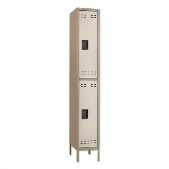 Safco Double Tier Locker in Tan