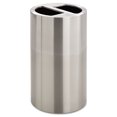 thumbnail image 1 of Safco Dual Recycling Receptacle in Stainless Steel, 1 of 2
