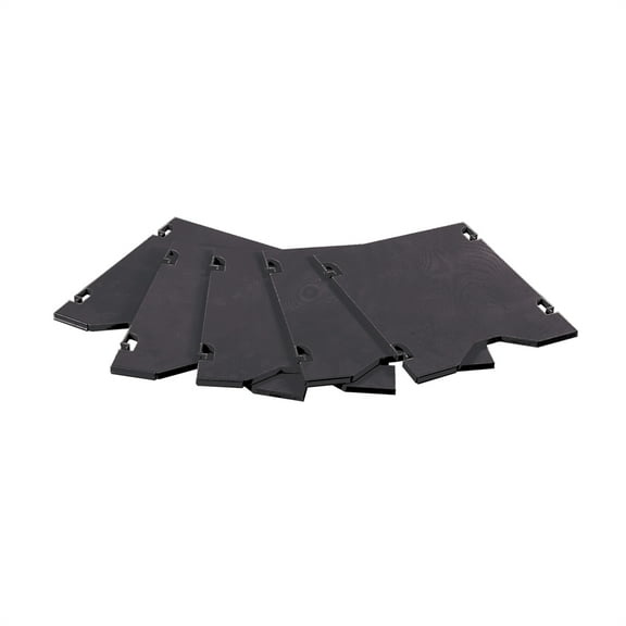 Safco E-Z Sort Mail Tray Set in Black (Set of 5)