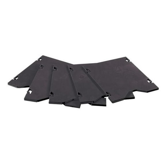 Safco E-Z Sort Mail Tray Set in Black (Set of 5)