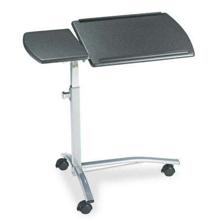 Safco Eastwinds 950 Adjustable Mobile Laptop Stand in Black Anthracite