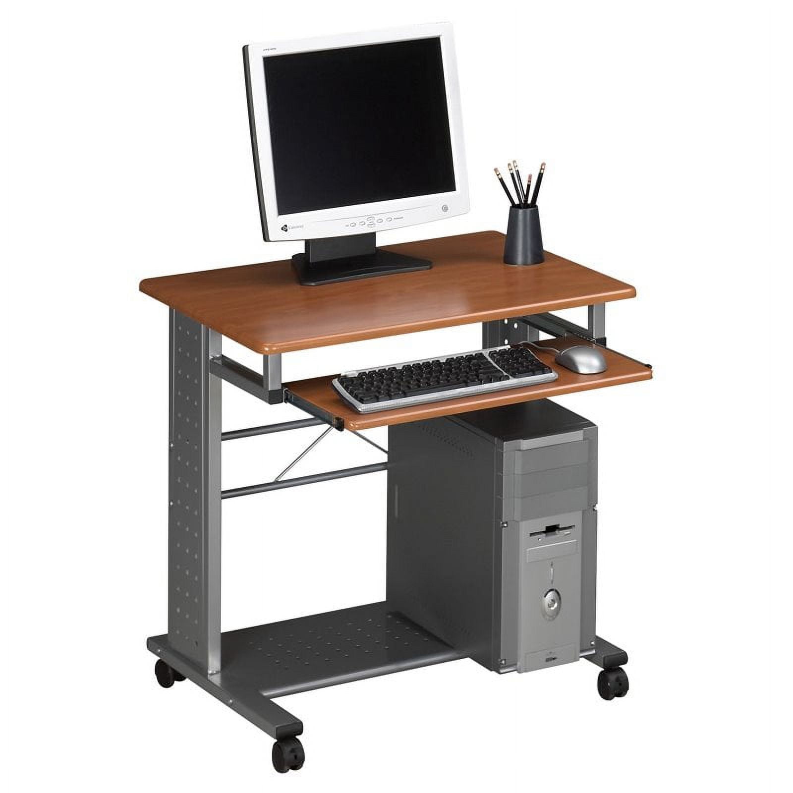 Safco Eastwinds Argo Mobile Metal Computer Cart in Cherry