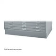 thumbnail image 1 of Safco Flat Steel File Closed Base Storage Cabinet, Gray, 1 of 2