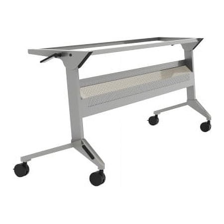 Safco Flip-N-Go Silver Training Table Base Silver Base - 28" Height - Assembly Required