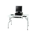 thumbnail image 1 of Folding Computer Table, Gray, 1 of 2