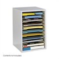 thumbnail image 1 of Safco Grey 11 Compartment Vertical Desk Top Sorter, 1 of 2