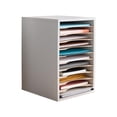 thumbnail image 1 of Safco Grey 11 Compartment Vertical Desk Top Sorter, 1 of 6