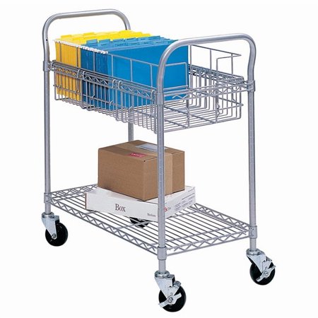 Safco Grey 24-inch Mail Cart