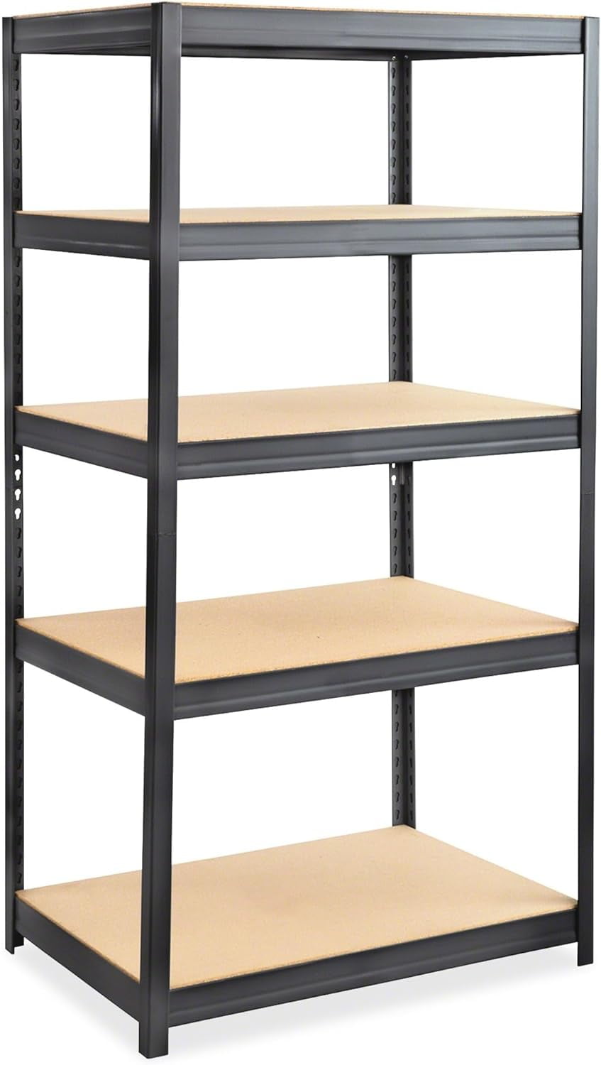 Safco, HeavyDuty Boltless Steel Shelving Unit for Home and Garage